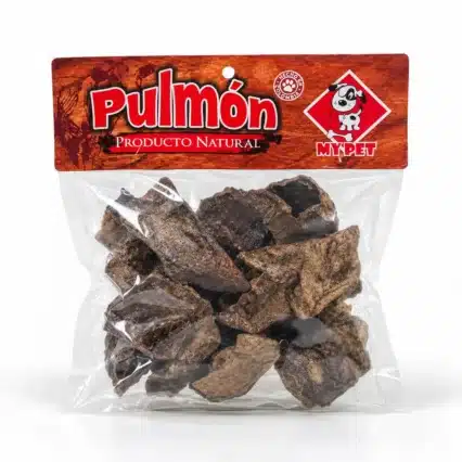 Pulmón de res deshidratado My Pet, bolsa de 200 gramos