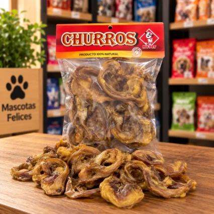 Churros de oreja de cerdo My Pet, paquete de 6 unidades