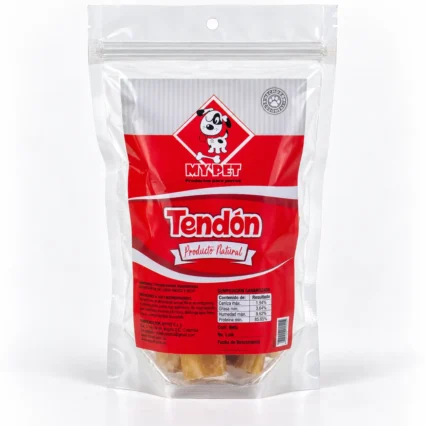 Tendones My Pet, bolsa de 100 gramos de tendón de res deshidratado para perros